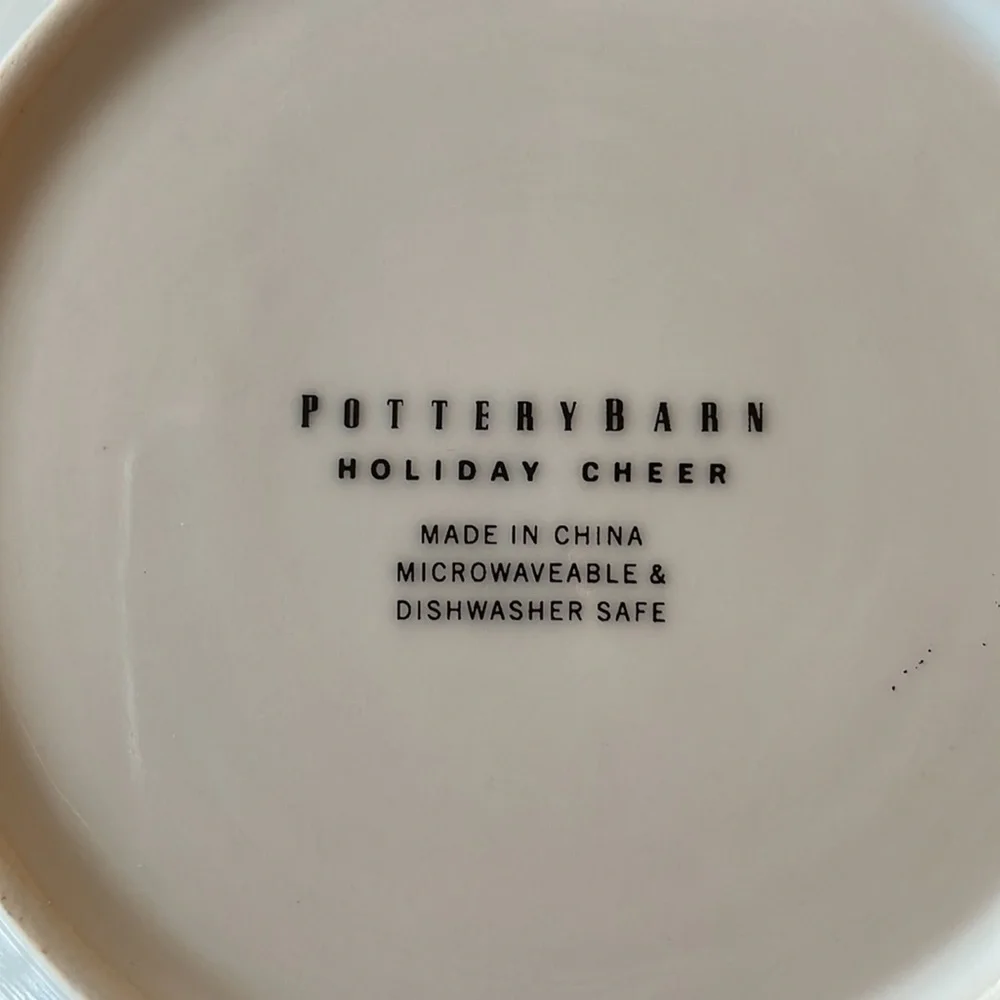 Pottery Barn Holiday Cheer Plates